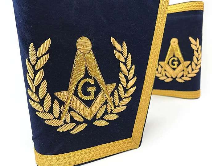 Master Mason Blue Lodge Regalia Set - Navy - Image 5