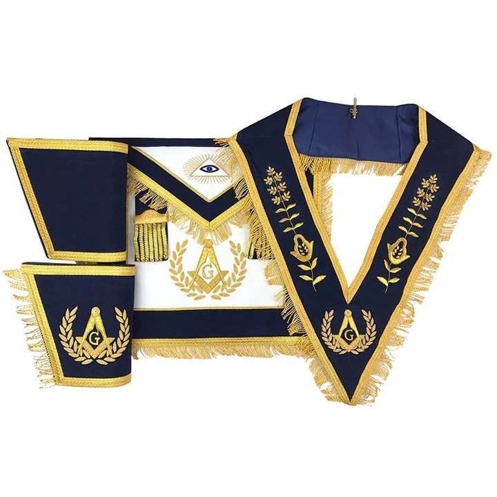 Master Mason Blue Lodge Regalia Set - Navy - Image 10