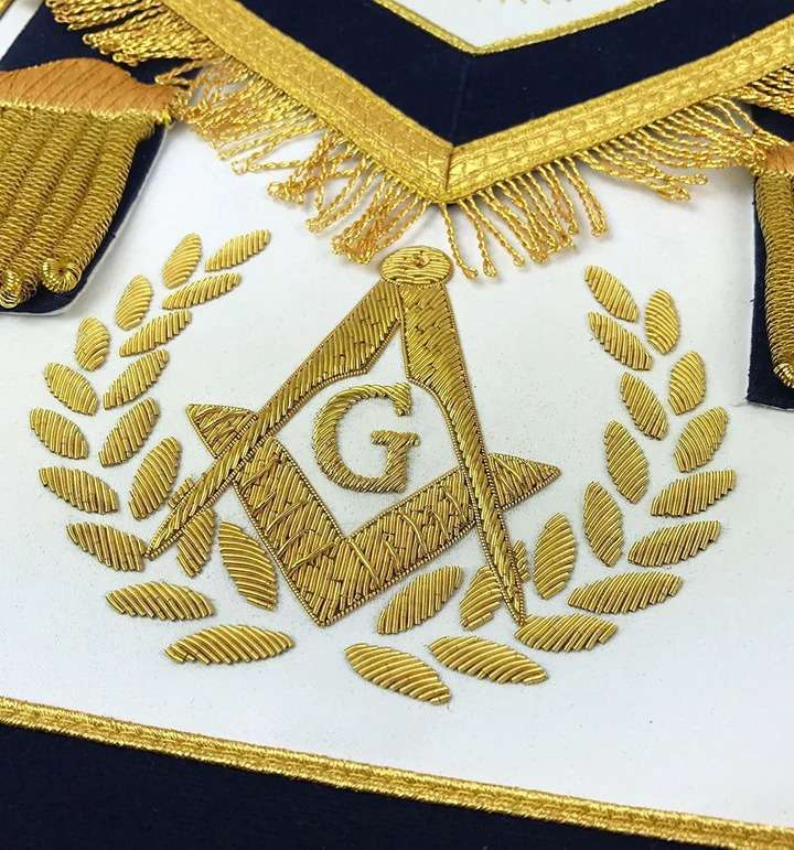 Master Mason Blue Lodge Regalia Set - Navy - Image 11