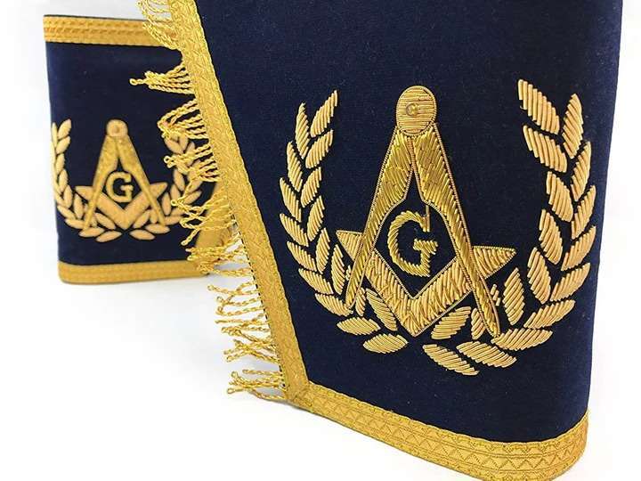 Master Mason Blue Lodge Regalia Set - Navy - Image 13