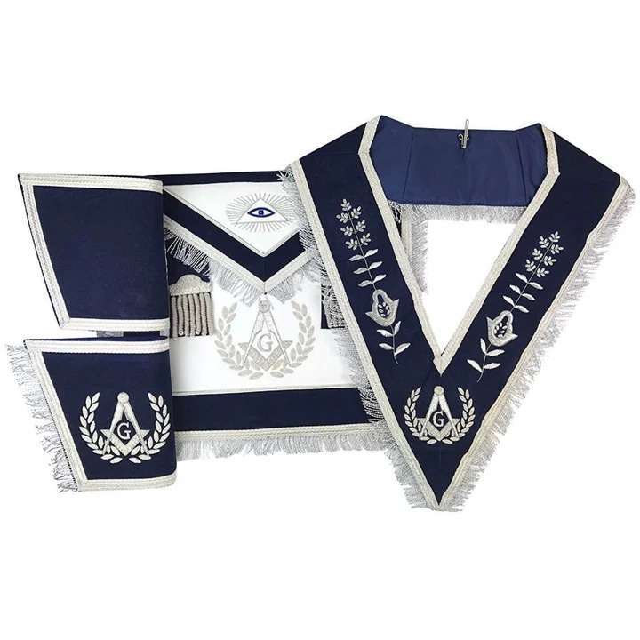 Master Mason Blue Lodge Regalia Set - Navy - Image 16