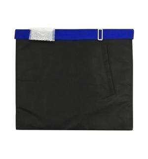 Master Mason Blue Lodge Apron - White & Navy Blue with Different Materials - Image 3