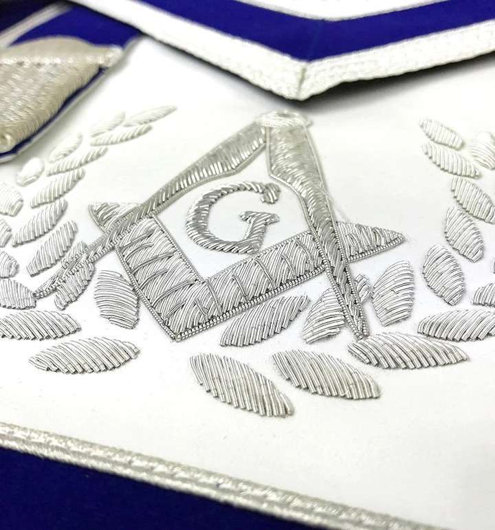 Master Mason Blue Lodge Regalia Set - Hand Embroidery - Image 8