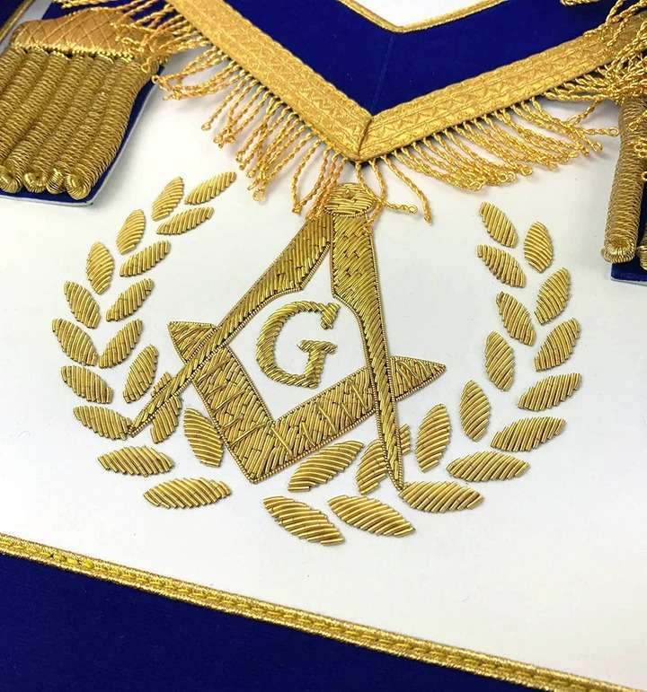 Master Mason Blue Lodge Regalia Set - Hand Embroidery - Image 11