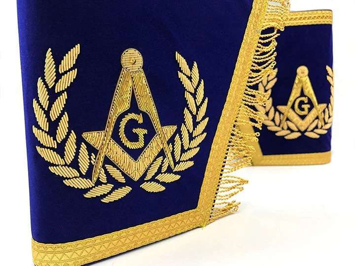 Master Mason Blue Lodge Regalia Set - Hand Embroidery - Image 12