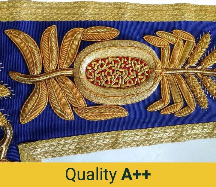 Grand Officers Blue Lodge Apron - Various Embroideries - Image 4