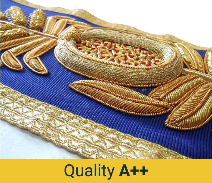Grand Officers Blue Lodge Apron - Various Embroideries - Image 5