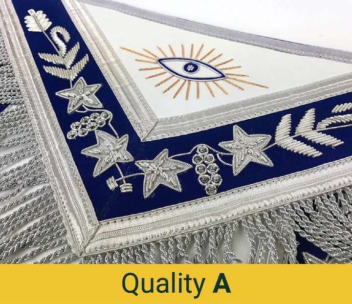 Grand Officers Blue Lodge Apron - Various Embroideries - Image 13