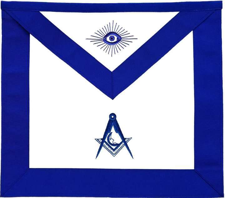 Officers Blue Lodge Officer Apron Set - Blue Ribbon Machine Embroidery (Set of 19) - Image 8