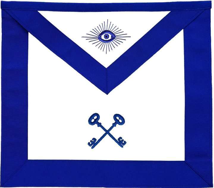 Officers Blue Lodge Officer Apron Set - Blue Ribbon Machine Embroidery (Set of 19) - Image 11