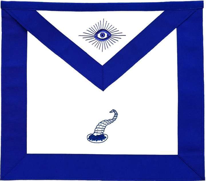Officers Blue Lodge Officer Apron Set - Blue Ribbon Machine Embroidery (Set of 19) - Image 17