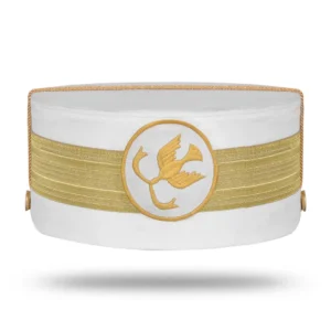 Order of the Golden Circle Crown Cap - Hand Embroidery Gold Bullion