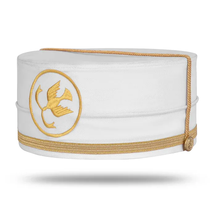 Order of the Golden Circle Crown Cap - Gold Bullion Hand Embroidery