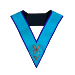 Secretary Memphis Misraim French Regulation Officer Collar - Hand Embroidery