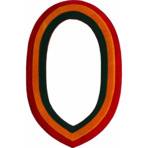 Shriners Chain Collar - Red Yellow Green Velvet
